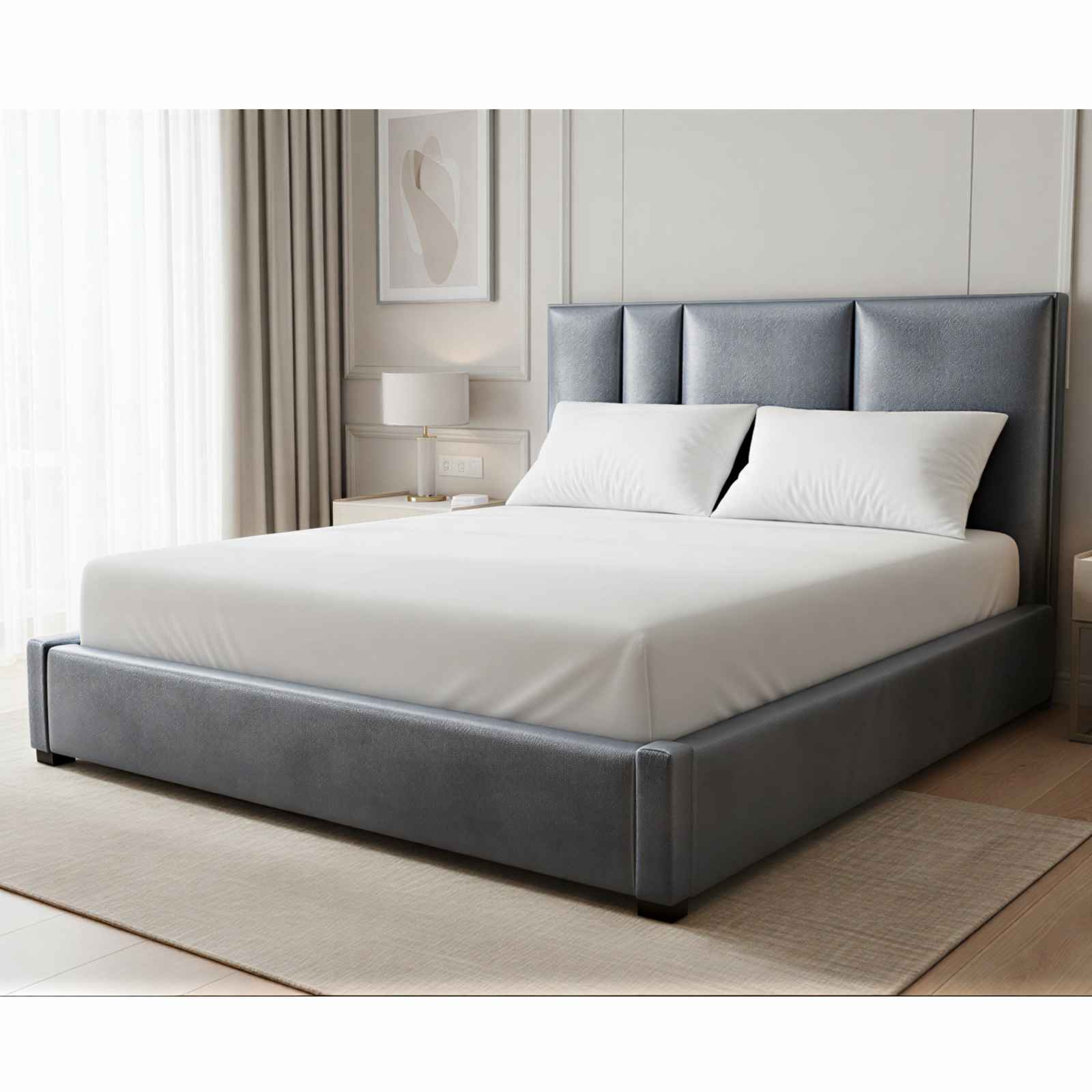 Imperial Luxury Metallic Line Bed Frame - Image 5