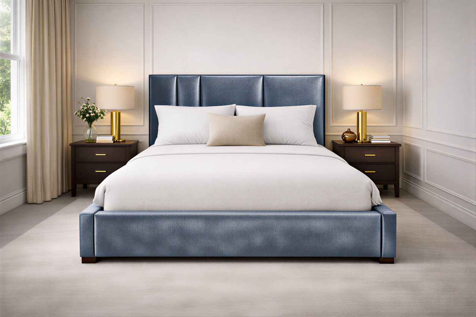 Imperial Luxury Metallic Line Bed Frame - Image 6