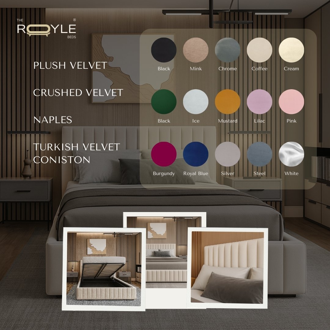 Ashbury Line Ottoman Upholstered Storage Bed Frame - Image 4