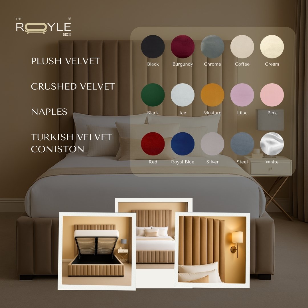 Ashford Line HighBack Ottoman Upholstered Storage Bed Frame - Image 4