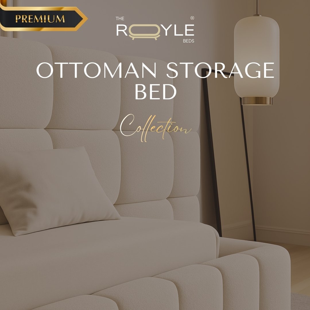 Ashford Lining Padded Bed with Optional Ottoman Storage - Image 4