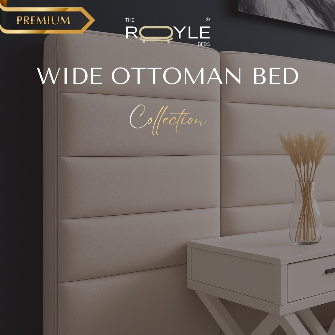 Brookside Triple Wide Back Bed Frame with Optional Ottoman Storage - Image 6