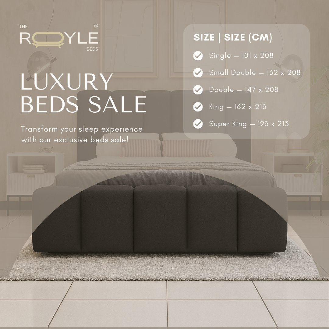 Fluff Line Padded Ottoman Upholstered Storage Bed Frame - Image 4