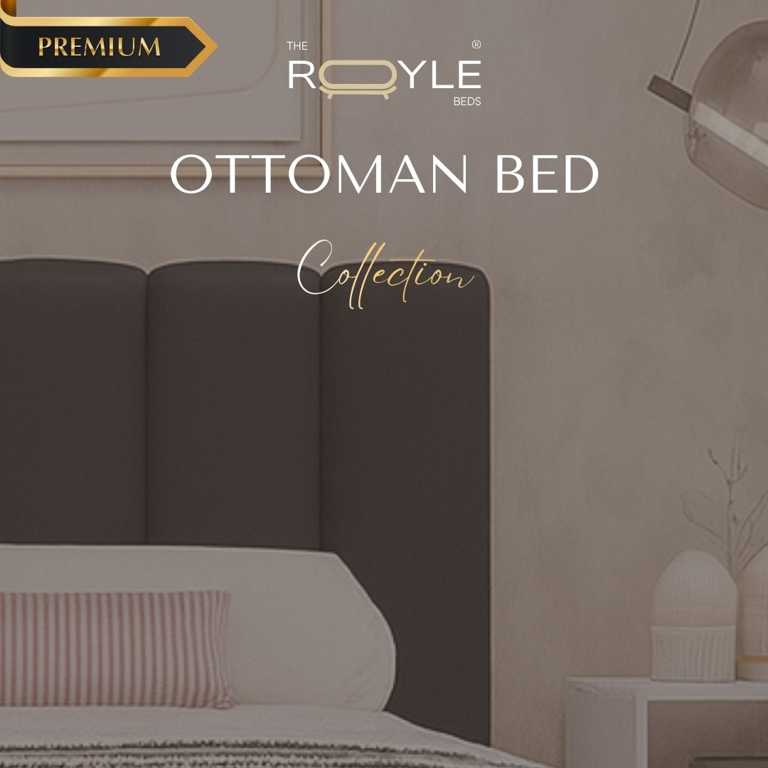 Fluff Line Padded Ottoman Upholstered Storage Bed Frame - Image 5