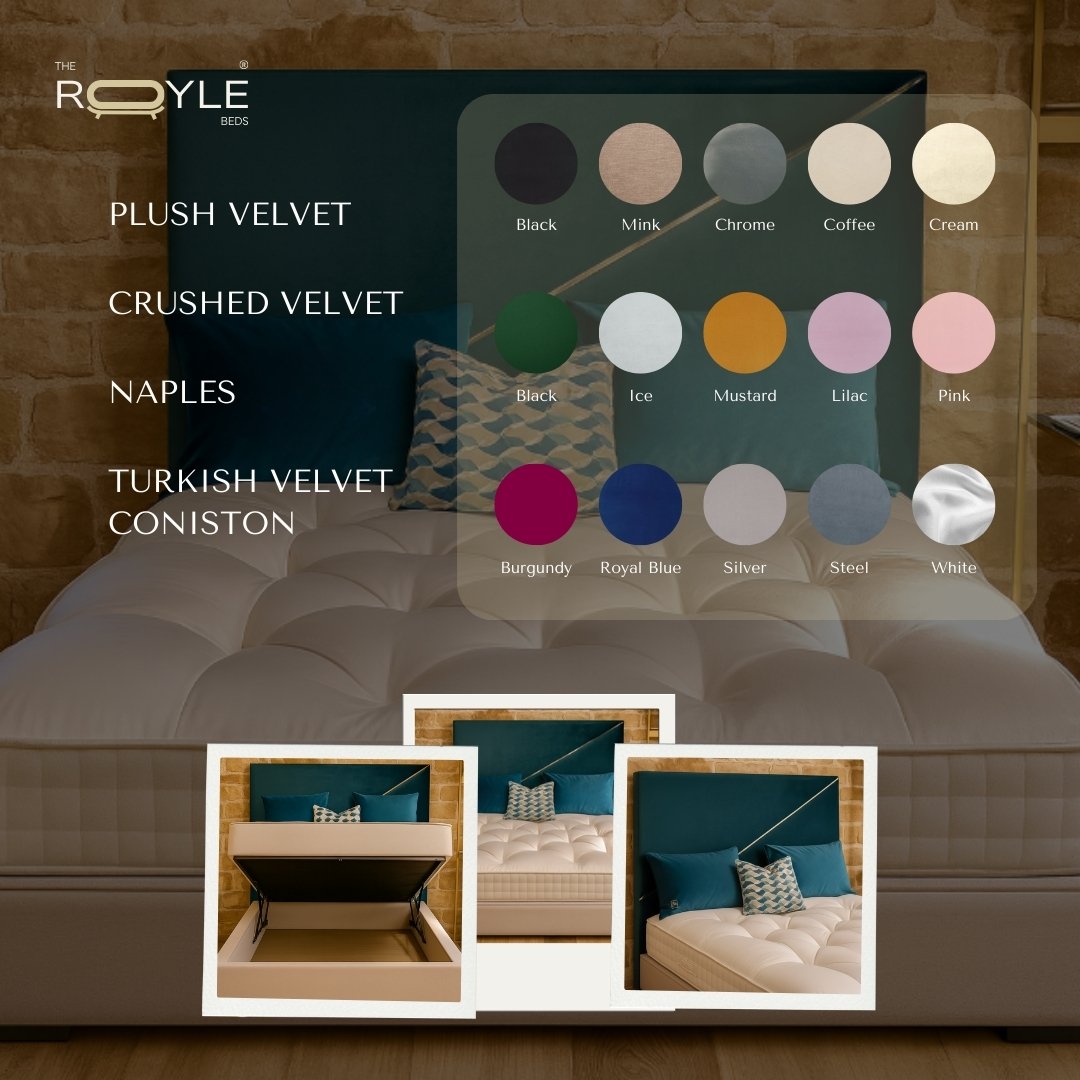 Marlborough Modern Diagonal Ottoman Upholstered Storage Bed Frame - Image 4