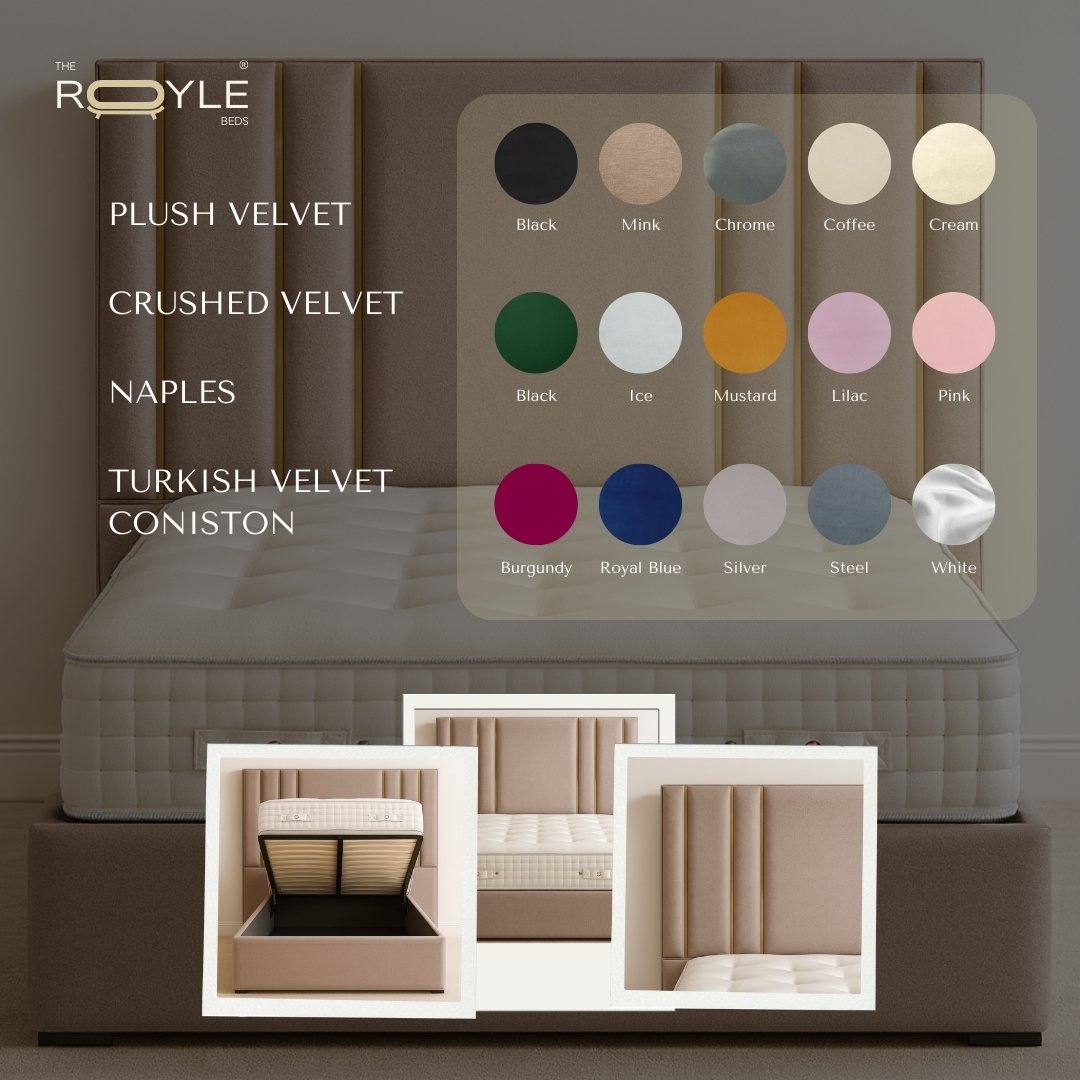 Milan Line Ottoman Upholstered Storage Bed Frame - Image 4