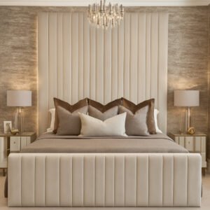 Millhouse High Bespoke Ottoman Upholstered Storage Bed Frame