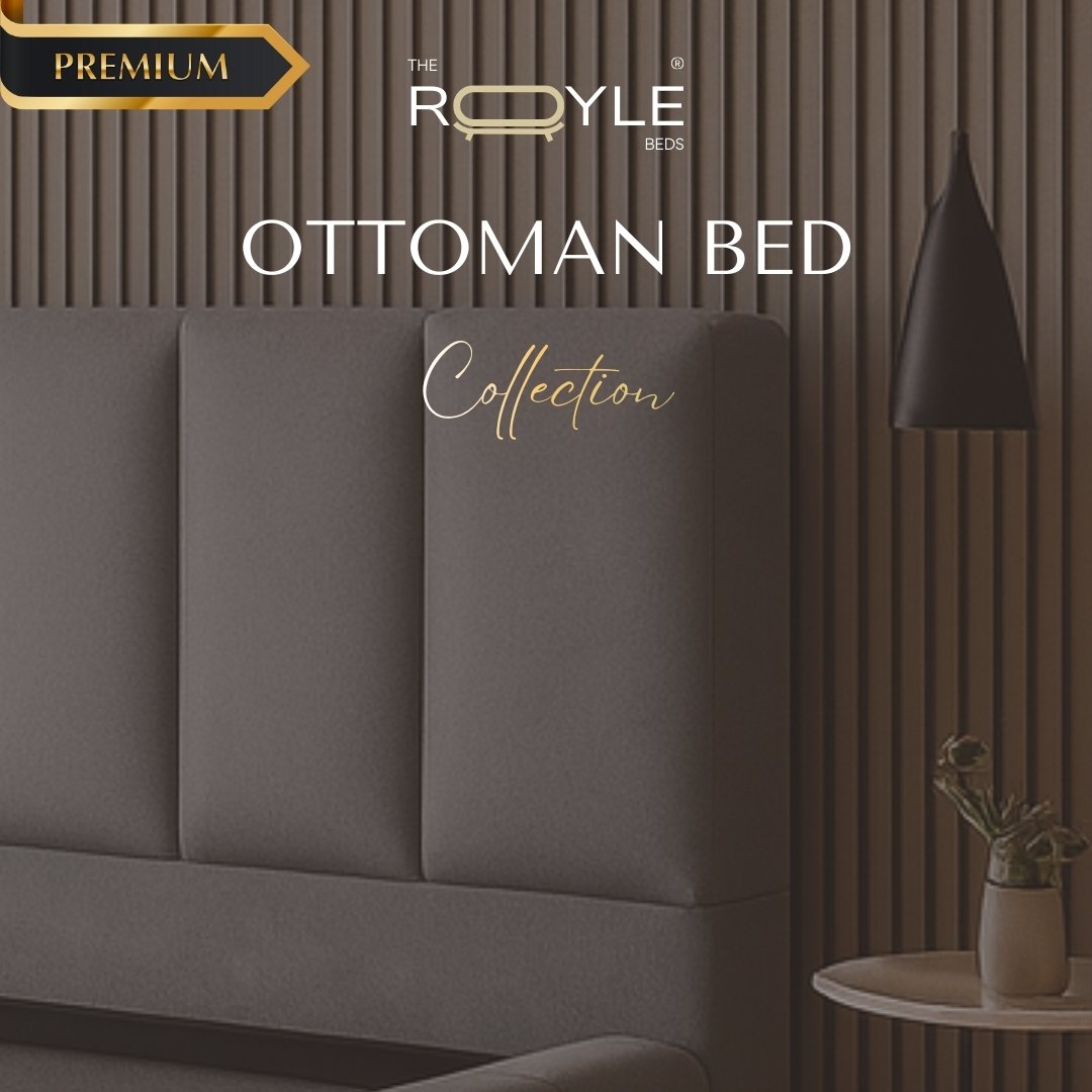 Modern Glasgow Square Padding Ottoman Upholstered Storage Bed Frame - Image 5