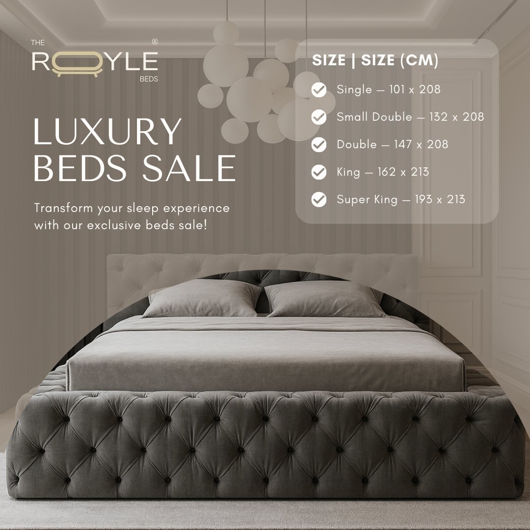 NovaLine Platform Chesterfield Ottoman Upholstered Storage Bed Frame - Image 5