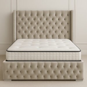 Oakstone Chesterfield Ottoman Upholstered Storage Bed Frame