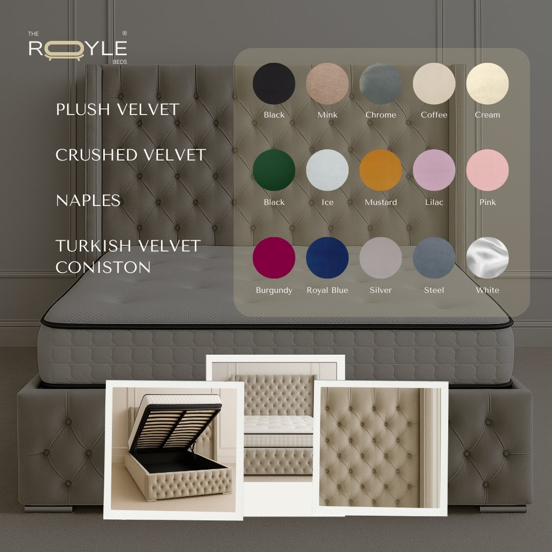 Oakstone Chesterfield Ottoman Upholstered Storage Bed Frame - Image 2