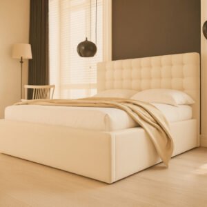 Washington Cube Modern Ottoman Upholstered Storage Bed Frame