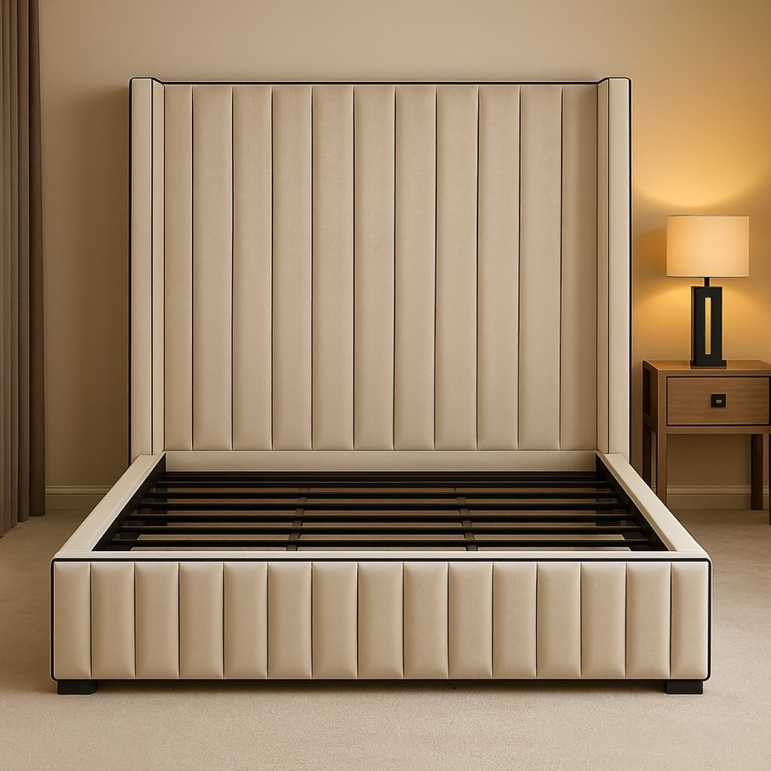 Yorkshire Wingback Lining Ottoman Upholstered Storage Bed - Image 2