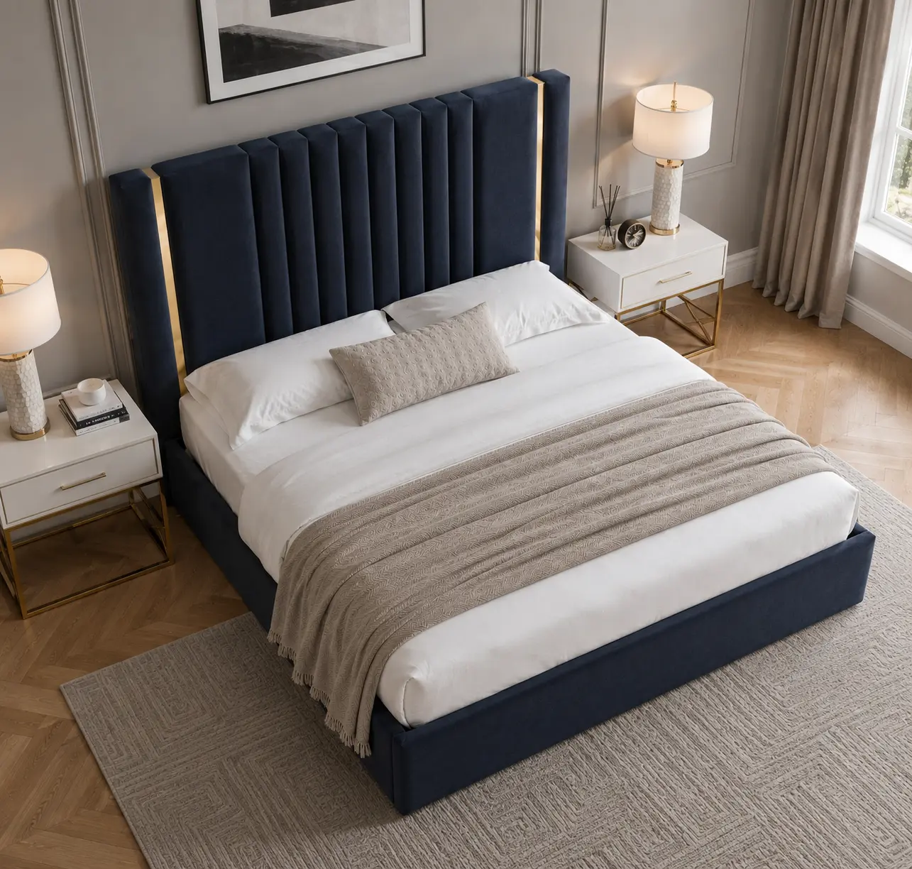 Monaco Luxury Highback Line Bed - Image 3