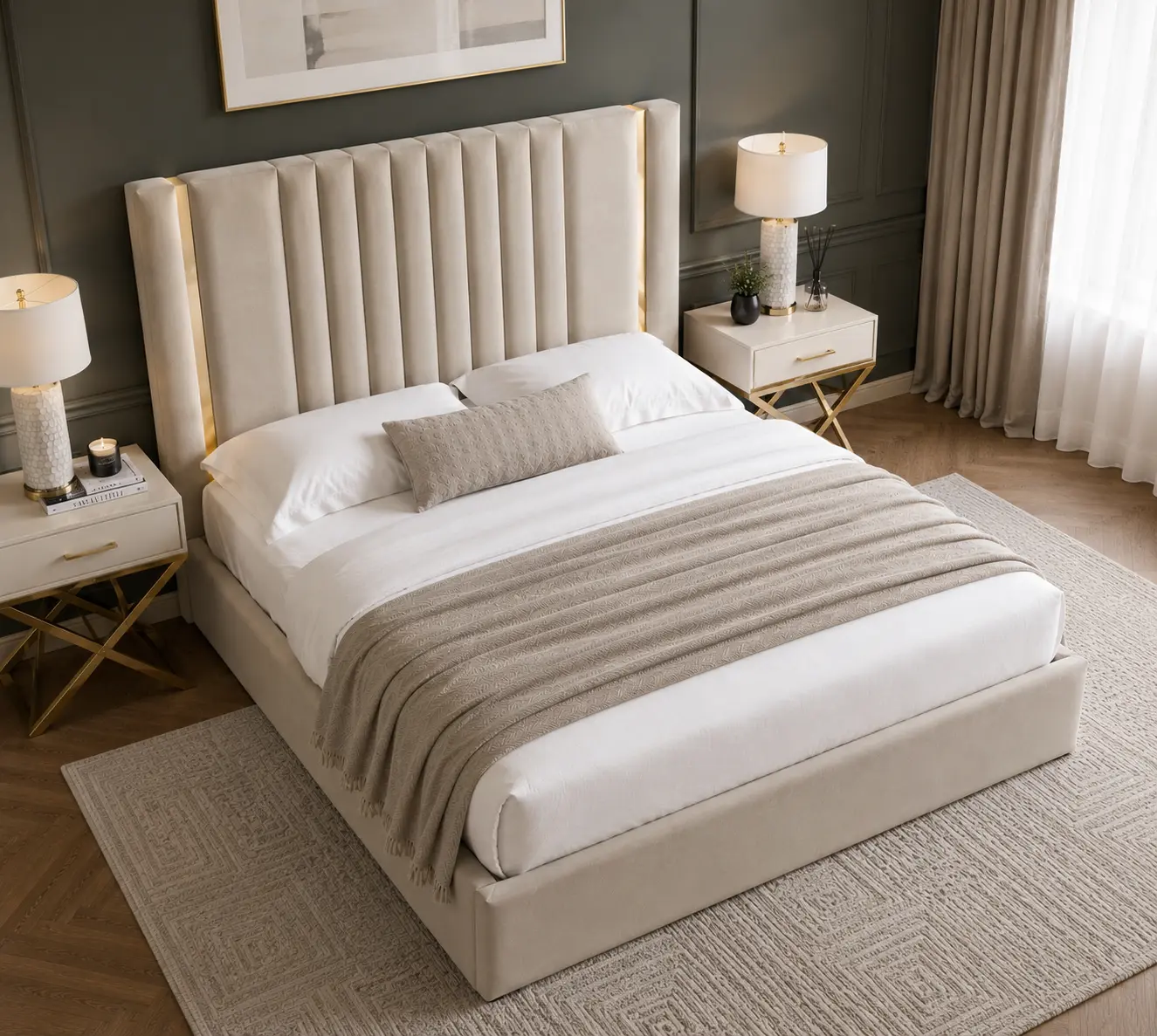 Monaco Luxury Highback Line Bed - Image 4