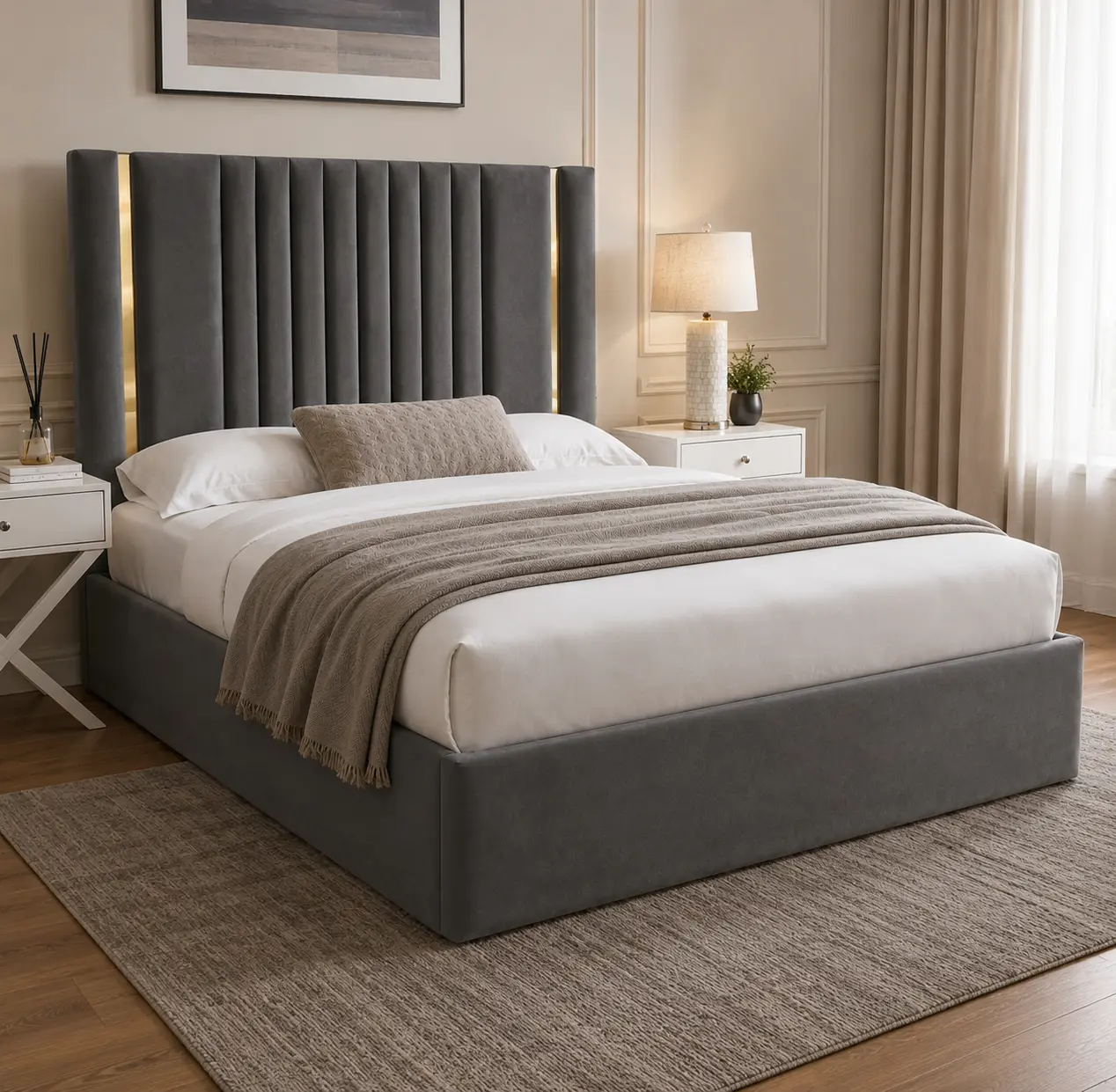 Monaco Luxury Highback Line Bed - Image 2