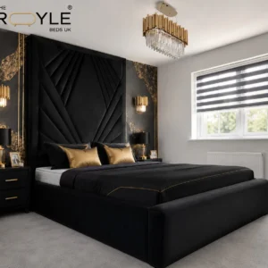luxury upholstered bed frame