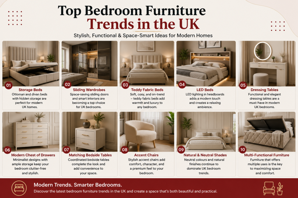Bedroom furniture trends