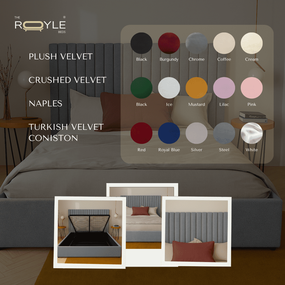 Oxford Ottoman Line Upholstered Storage Bed - Image 5