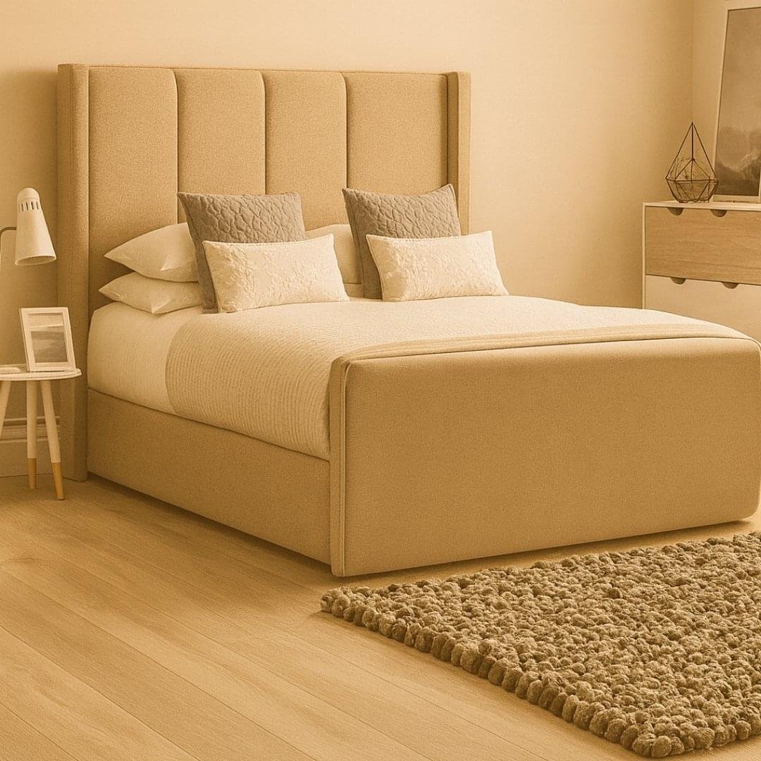 Loxley Line Bed Frame with Optional Ottoman Storage